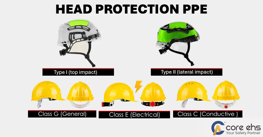 Head protection PPE
