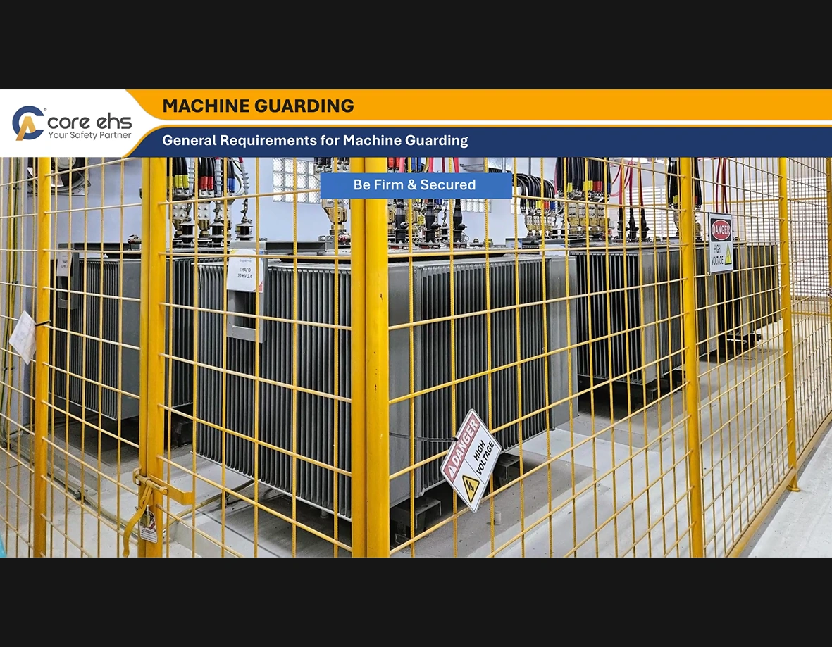 Machine Guarding and Operator Safety Training 3