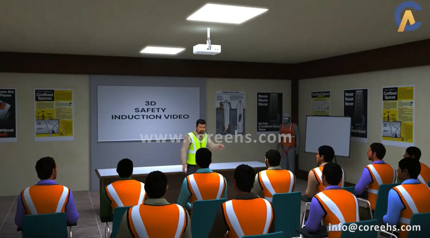 core ehs visitor induction training