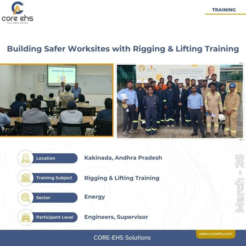 Rigging & Lifting Safety Training for Engineering Teams