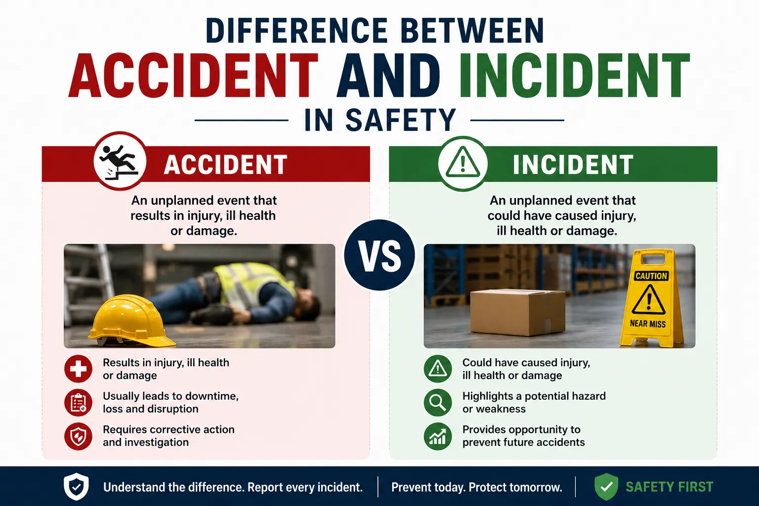 Key Differences Between Accident and Incident