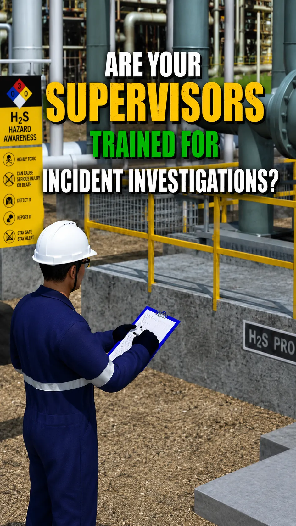Incident Investigation Training For Supervisors In High-Risk Industrial Environments
