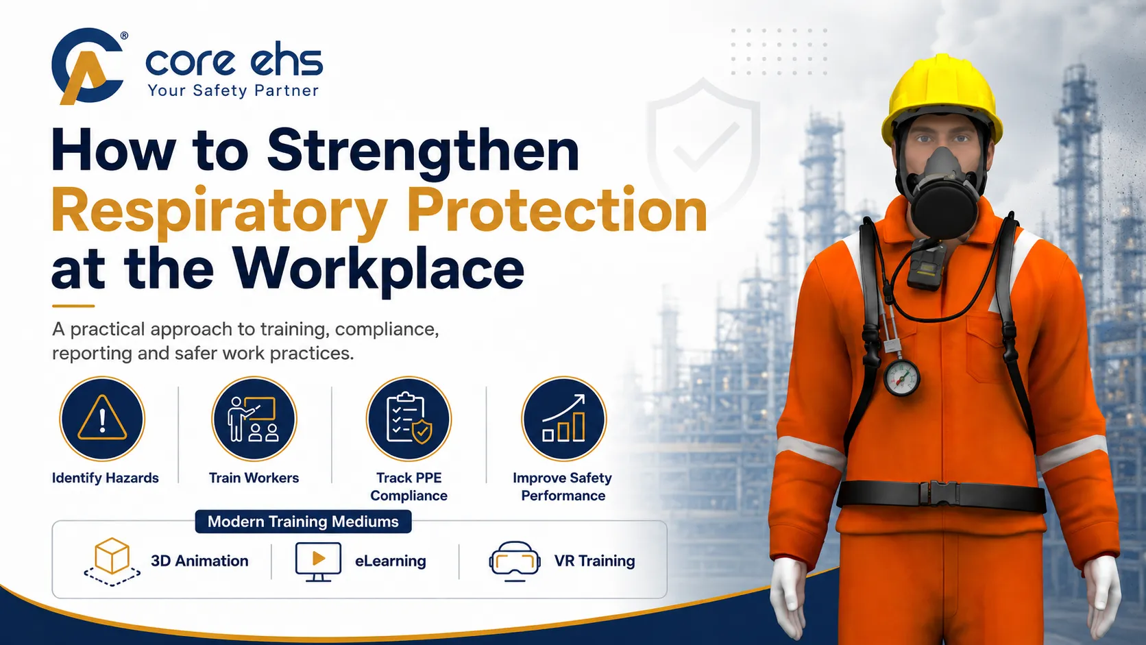 Respiratory Protection At Workplace With Worker Training And PPE Compliance