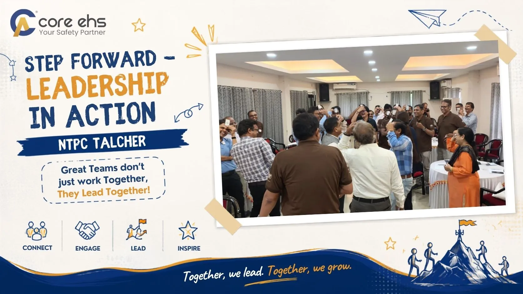 CORE-EHS leadership engagement session with NTPC Talcher team.