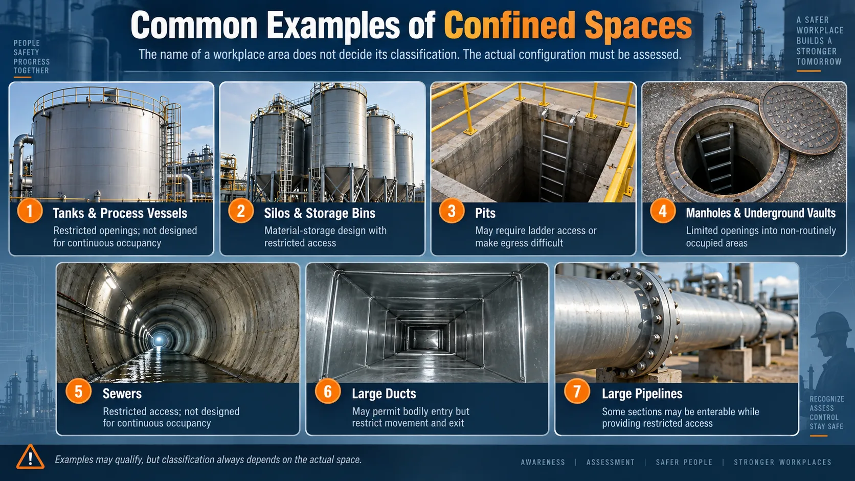 Common Confined Space Examples